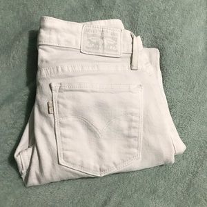 Levi’s White Jeans